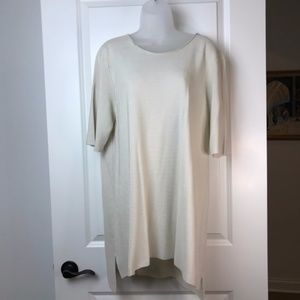 Eileen Fisher Tencel knit tunic XL
